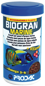 Prodac Biogran Marine, i mangimi granulari rispettosi dell’ambiente